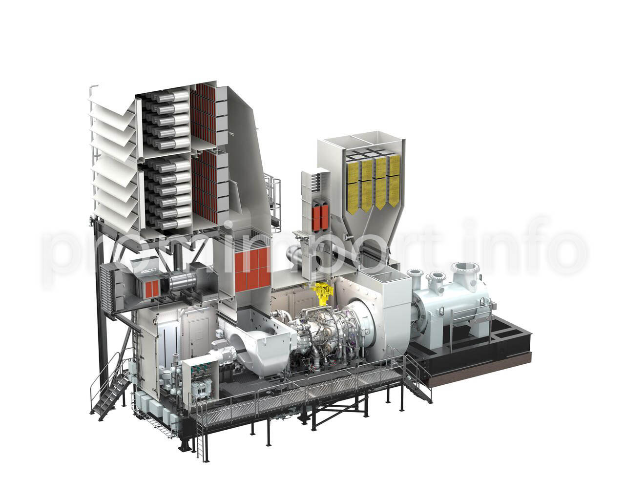 установка siemens sgt750 ГТУ siemens sgt750